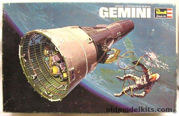 Revell 1/24 NASA/McDonnell Gemini Spacecraft, 1835 plastic model kit